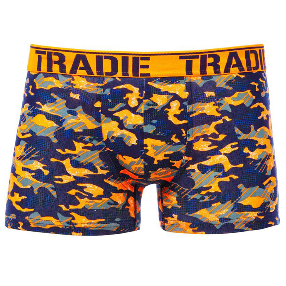 TRADIE Workwear Men's Orange Fleck Printed Trunk - RSEA Safety Outlet